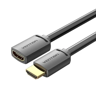 Abbildung von VENTION HDMI A Male to Female 4K HD Cable PVC Type Black 0.5m