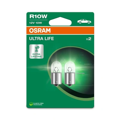 Abbildung von Osram ULTRA LIFE, R10W, Double Blister, (2 lamps)