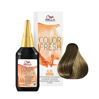 Abbildung von Wella Color Fresh Glanz Tönung 6/ 0 dunkelblond, (1 x 75 ml)