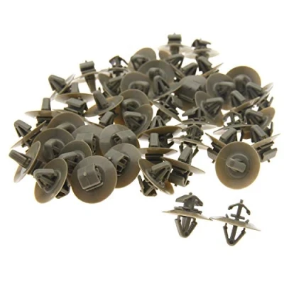 Abbildung von OTOTEC 50 Stück Zierleisten Clips für Seitenleisten, Autotür, Kunststoff, untere Schutzleiste, kompatibel mit Renault Master