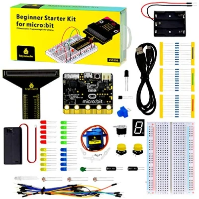 Abbildung von KEYESTUDIO BBC Microbit Starter Kit Kompatibel mit V1, V2.2 (mit V2), Mint Ausbildung für Anfänger und Kinder