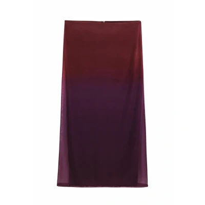 Abbildung von Desigual Bleistiftrock, Damen, Größe: Medium, Red