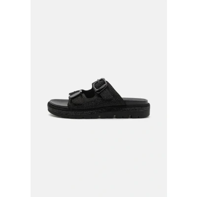 Abbildung von Marco Tozzi Pantolette flach, Damen, Größe: 38, Black Schuhe