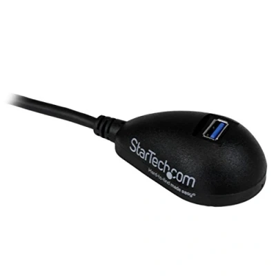 Abbildung von StarTech.com 1,5m SuperSpeed USB 3.0 Desktop Verlängerungskabel / Dockingkabel Stecker Buchse Schwarz