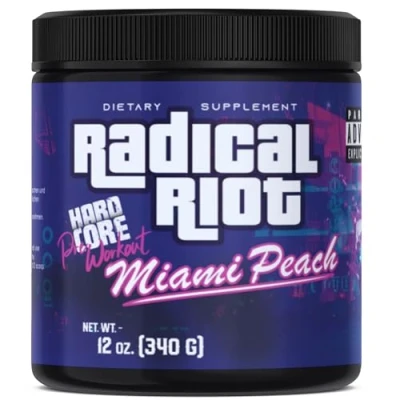 Abbildung von American Supps® PREMIUM Pre Workout Booster [340g] Pfirsisch Eistee 300 mg Koffein + Beta Alanin L Citrullin Malat