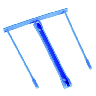 Abbildung von SECO E CLIP Kunststoff Abheftklammer Blau (20er Pack) 89570