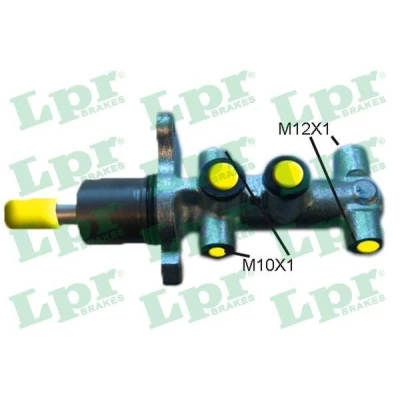 Abbildung von LPR 1472 Hauptbremszylinder 20,64 Grauguss 12 X 1 (2), 10 (2) RENAULT: TRAFIC 2 Bus