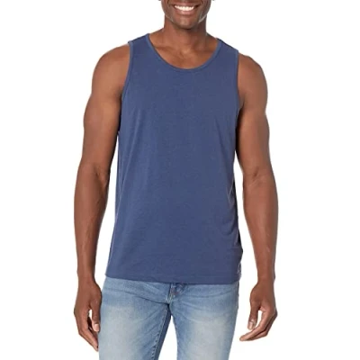 Abbildung von Amazon Essentials Herren Tanktop, Normale Passform, Blau Heide, XXL