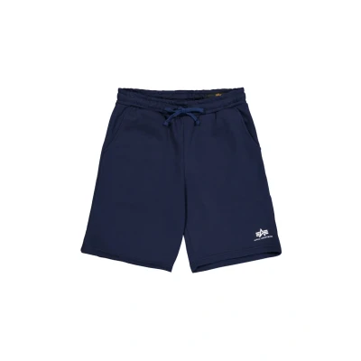 Abbildung von Alpha Industries Basic Small LOGO Jogginghose, Herren, Größe: 3XL, Ultra navy