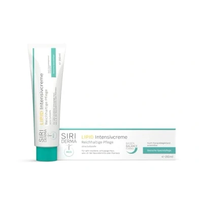 Abbildung von SIRIDERMA LIPID Intensivcreme Creme für sehr trockene und schuppige Haut bei Neurodermitis Psoriasis (ohne Parfum, 150 ml)
