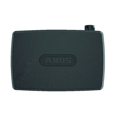 Abbildung von ABUS Alarmbox 2.0 Mobile Alarmanlage + Anschlusskabel ACL 12/100 sichert Fahrräder, Kinderwagen, E Scooter intelligenter 100 dB Alarm Schwarz