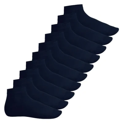 Abbildung von Footstar Herren &amp; Damen Kurzschaft Socken (10 Paar) Sneak it! Marine 43 46