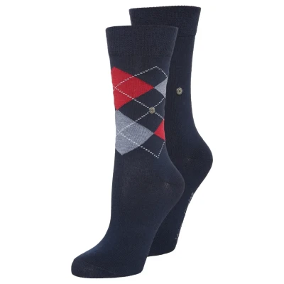 Abbildung von Burlington EVERYD. MIX PACK:2 Socken, Damen, Größe: 36/41, Marine