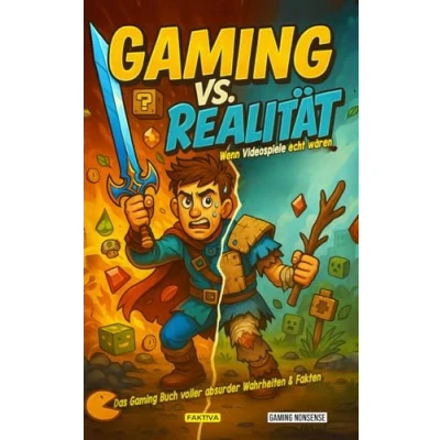 Abbildung von Gaming vs. Realität Wenn Videospiele echt wären: Das Buch voller absurder Wahrheiten &amp; Fakten (Gaming Nonsense Die Bücher Serie rund um Videospiele)