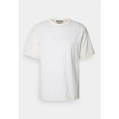 Abbildung von Scotch &amp; Soda CORE LOGO Front Chest Tshirt basic, Herren, Größe: Small, Off white
