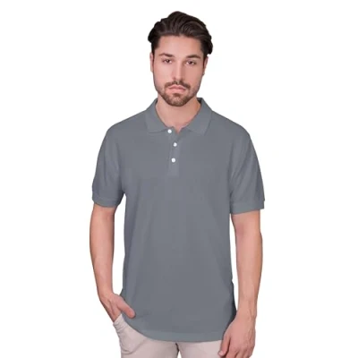 Abbildung von HRM Herren Heavy Performance M Polohemd, Stone,