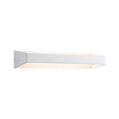 Abbildung von Paulmann 70791 LED Deckenleuchte Wandleuchte Bar eckig incl. 1x10,5 Watt Deckenlampe Weiß Wohnzimmerlampe Alu Flurlampe 2700 K