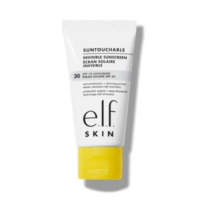 Abbildung von e.l.f. SKIN Suntouchable Invisible LSF 30, Leichter Sonnenschutz Auf Gel Basis Für Einen Ebenmäßigen Teint, Makeup Grundierung, Vegan &amp; Tierversuchsfrei, Verpackung Kann Variieren