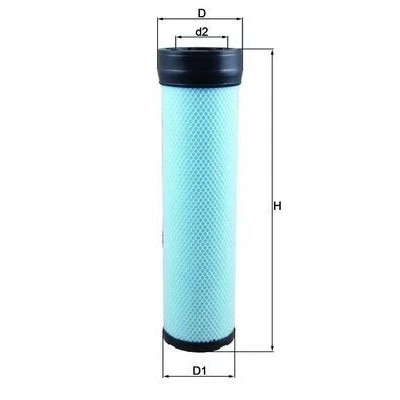 Abbildung von MAHLE ORIGINAL LXS 256 Sekundärluftfilter