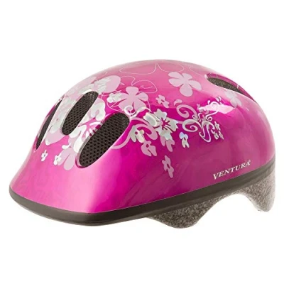 Abbildung von M Wave Kinder Fahrradhelm Flower, pink (rosa) 52 56 cm