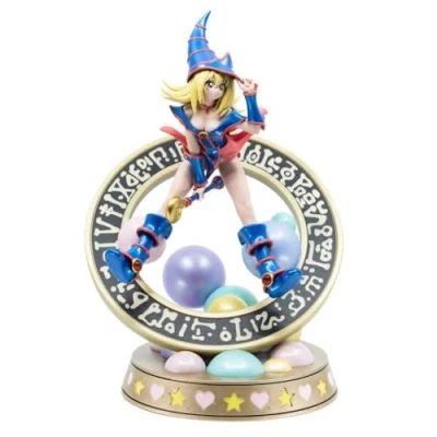 Abbildung von First 4 Figures YGODGVS Yu Gi Oh Dark Magician Girl First4Figures PVC Figur, Schwarz