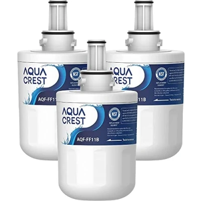 Abbildung von Aqua CREST DA29 00003G Kühlschrank Wasserfilter, Kompatibel mit Samsung® Pure Plus 00003G, 00003B, 00003A, DA97 06317A, DA61 00159A,HAFIN2/EXP, Paket Kann Variieren (3)
