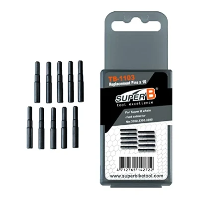 Abbildung von SuperB TB 1103 Ersatzpin Set Für Kettennieter, Schwarz, One Size