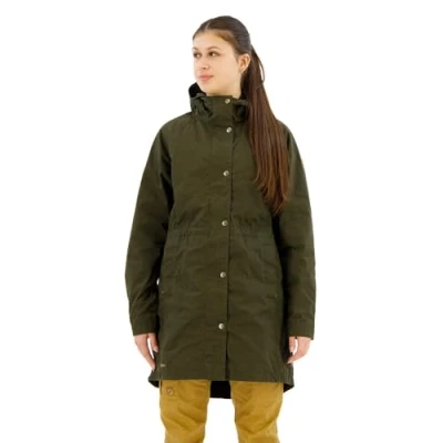 Abbildung von Fjällräven MIT Kapuze Karla Hydratic Regenjacke / wasserabweisende Jacke, Damen, Größe: Small, Mittelgrau