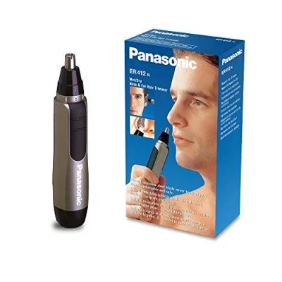 Abbildung von Panasonic Nasen /Ohren Haarschneider ER 412 mit Batteriebetrieb
