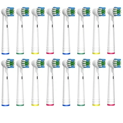 Abbildung von Softmate Aufsteckbürsten kompatibel mit Oral B elektrischen Zahnbürsten, 16 Stück