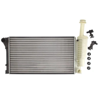 Abbildung von THERMOTEC D7F049TT Kühler, Motorkühlung Aluminium für Fahrzeuge mit/ohne Klimaanlage 548 317 17 Schaltgetriebe Kühlrippen mechanisch gefügt