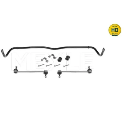 Abbildung von MEYLE 100 653 0004/HD Stabilisator Vorderachse mit Schellen, Koppelstange, Gummilager Quality VOLKSWAGEN: Polo IV Hatchback