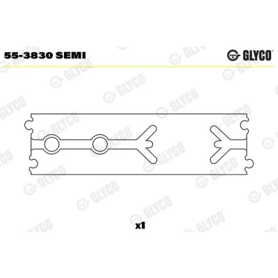 Abbildung von GLYCO 55 3830 SEMI Lagerbuchse, Pleuel