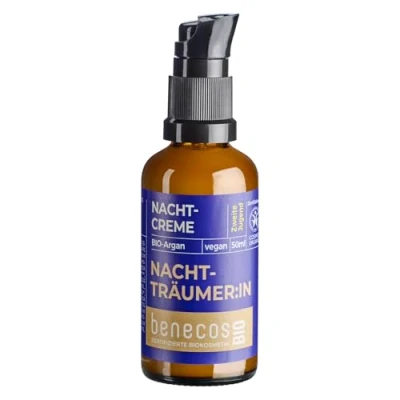 Abbildung von benecosBIO Nachtcreme BIO Argan NACHTTRÄUMER:IN vegan derm. getestet