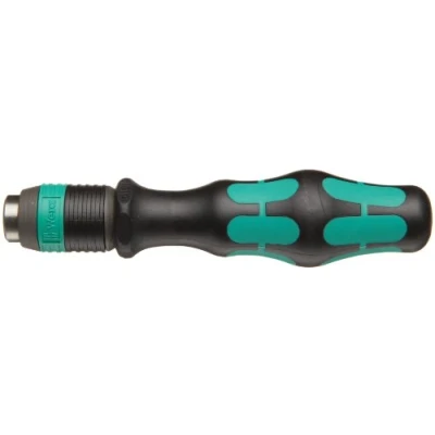 Abbildung von Wera Kraftform 813 R Hexagon Bitholding Screwdriver, Rapidator Quick Release Chuck, 1/4&quot; Head, 90mm Blade Length