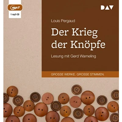 Abbildung von der Krieg Knöpfe: Lesung mit Gerd Wameling (1 mp3 CD)