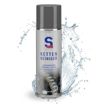Abbildung von DR. WACK S100 Kettenreiniger 300 ml Motorrad Kettenspray mit Gel Formel Schutz vor Verschleiß &amp; Korrosion für O/X/Z Ring Hochwertige Motorradpflege
