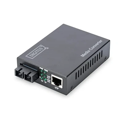 Abbildung von DIGITUS Medienkonverter SFP Port Gbit Ethernet / 100/1000Base X Multimode Singlemode Schwarz