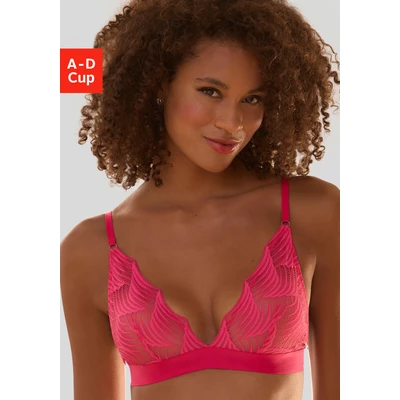 Abbildung von Lascana Triangel BH, Damen, Größe: 70B, Pink