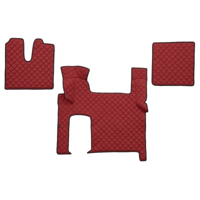 Abbildung von F CORE FL06 RED Fußmattensatz Eco Leder vorne 3 Rot