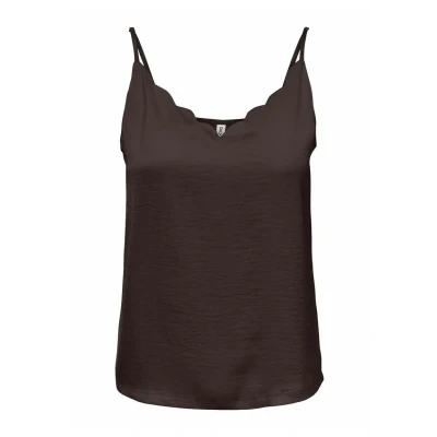 Abbildung von ONLY Onldebbie Singlet Top, Damen, Größe: 34, Chocolate torte