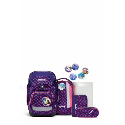 Abbildung von ergobag Schulrucksack Set Perlentauchbär Lila