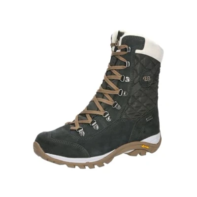 Abbildung von Brütting Damen Fenella Schneestiefel, anthrazit/beige, 38 EU