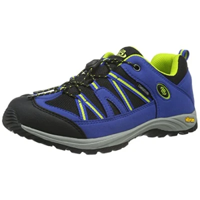 Abbildung von Brütting Unisex Kinder Ohio Low Trekking &amp; Wanderhalbschuhe, Blau Schwarz Lemon, 33 EU