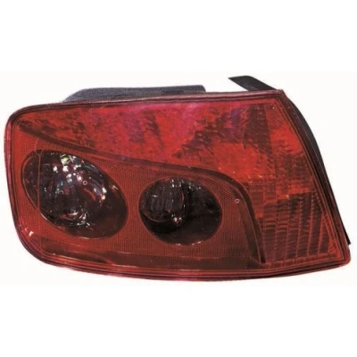 Abbildung von ABAKUS 550 1937R UE Rückleuchte rechts P21/4W, P21W, PY21W Rot ohne Lampenträger, Glühlampe PEUGEOT: 407 Saloon