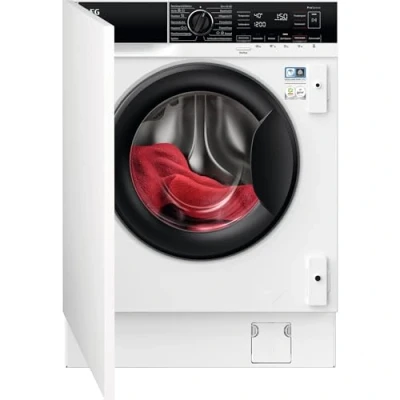 Abbildung von AEG LWR8WI7680/Einbauwaschtrockner/Serie 8000 mit PowerCare/8 kg Waschen/4 Trocknen/D/energiesparend/Mengenautomatik/Nachlegefunktion/ProSteam Auffrischfunktion/1600 U/min, Weiß