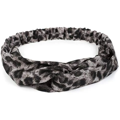 Abbildung von styleBREAKER Damen Haarband mit Leo Animal Print, Twist Knoten und Gummizug, Stirnband, Headband, Haarschmuck 04026020, Farbe:Braun Beige