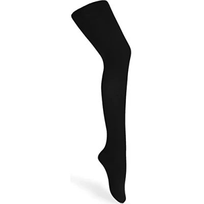 Abbildung von Merry Style Kinder Strumpfhose für Mädchen Microfaser 60 DEN WLSS001 (Schwarz 90, 140 146)