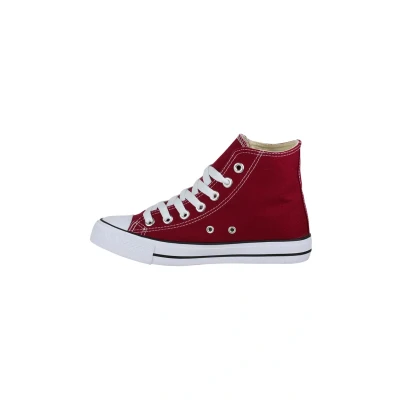 Abbildung von Elara Unisex Sneaker Sportschuhe High Top Turnschuh Chunkyrayan 014 A Wine 38