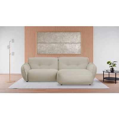 Abbildung von BETYPE Ecksofa »Be Fluffy«, Softes Sitzgefühl, moderne Kedernaht, hochwertiger Bezug